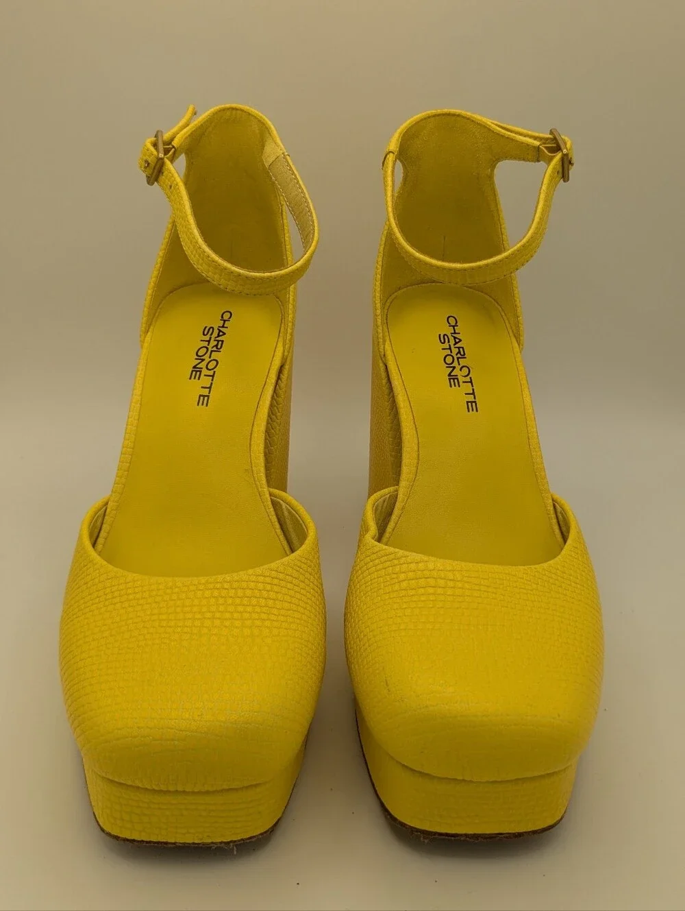 Charlotte Stone • Fran Mary Jane Platform Heels